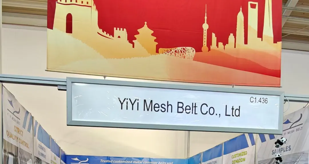 YIYI Mesh Belt booth C1.436 at iba 2023, Munich