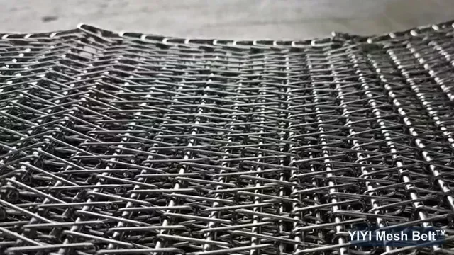 Rete di nastro a spirale non più piana dopo l'uso