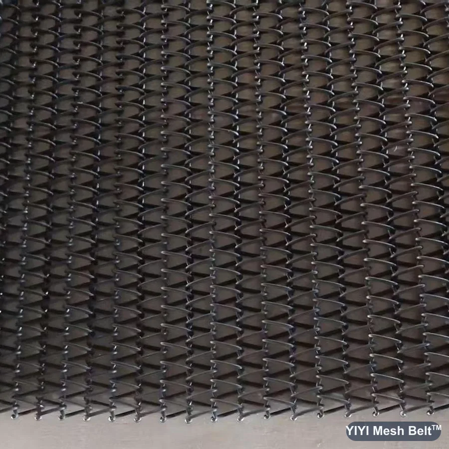 Trial section of a balanced weave belt built from customer photos