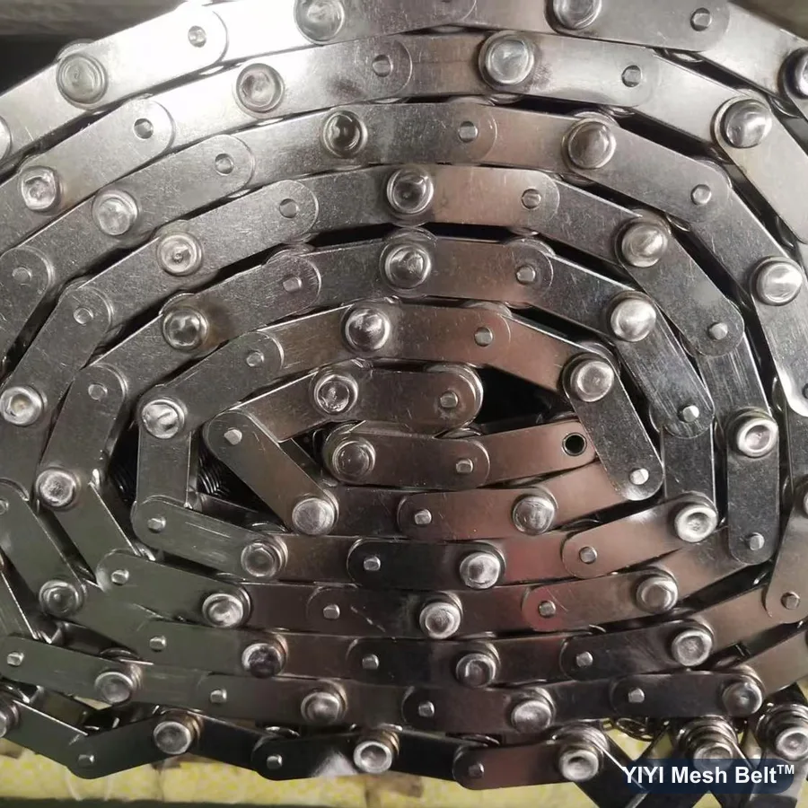 Chain driven belt rolled for export packing