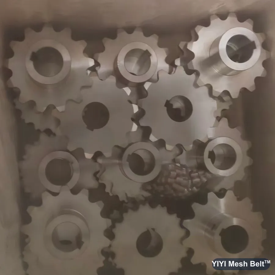 Sprockets packed at the bottom of an export case