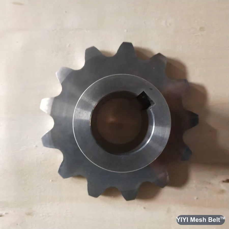 13-tooth stainless sprocket for a repeat eye link belt order