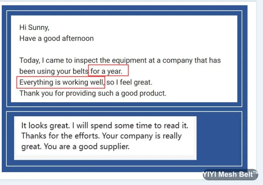 Messaggio originale del cliente, dati nascosti