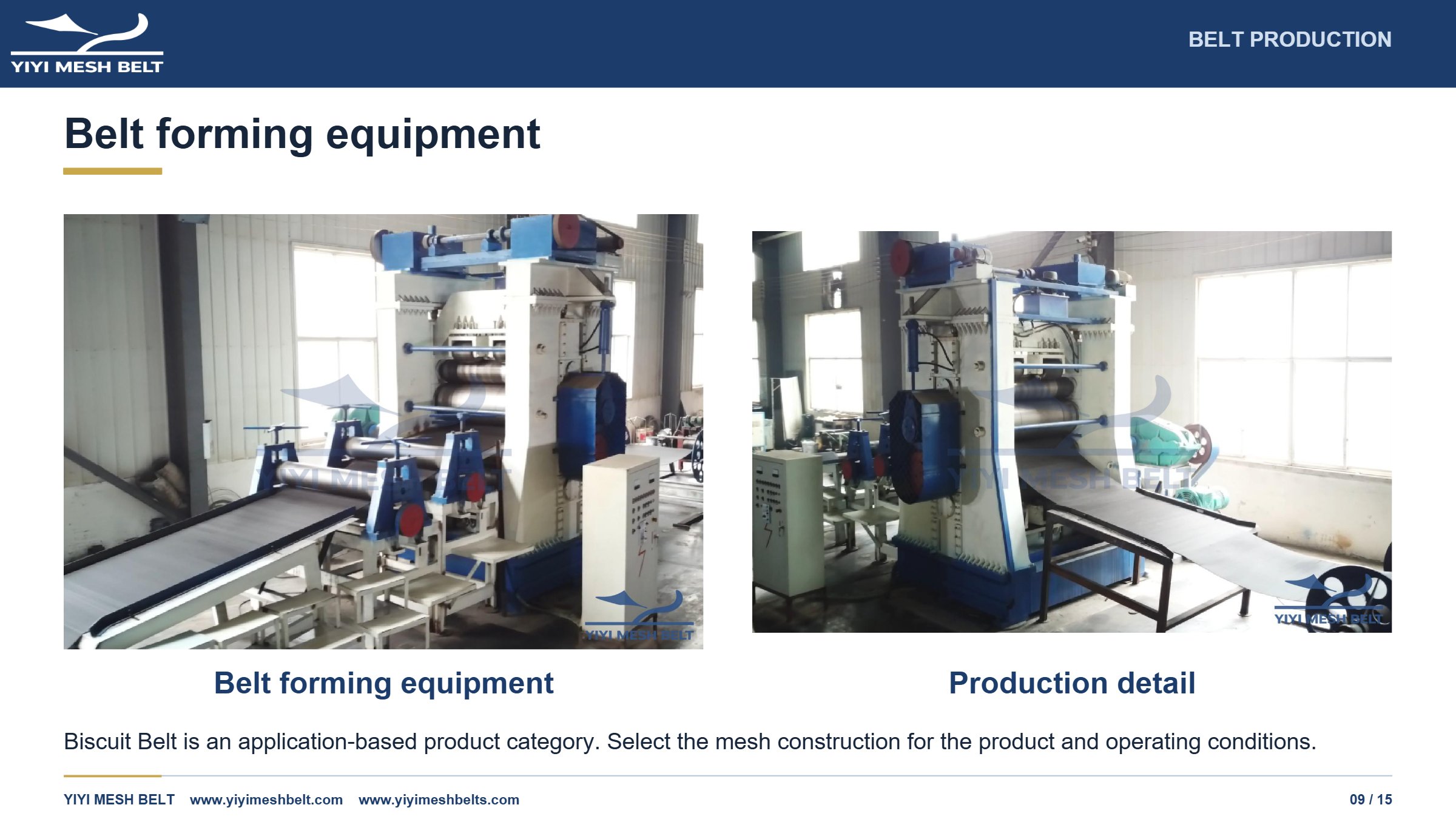 YIYI Mesh Belt Biscuit Belt Production and Quality Control page 9