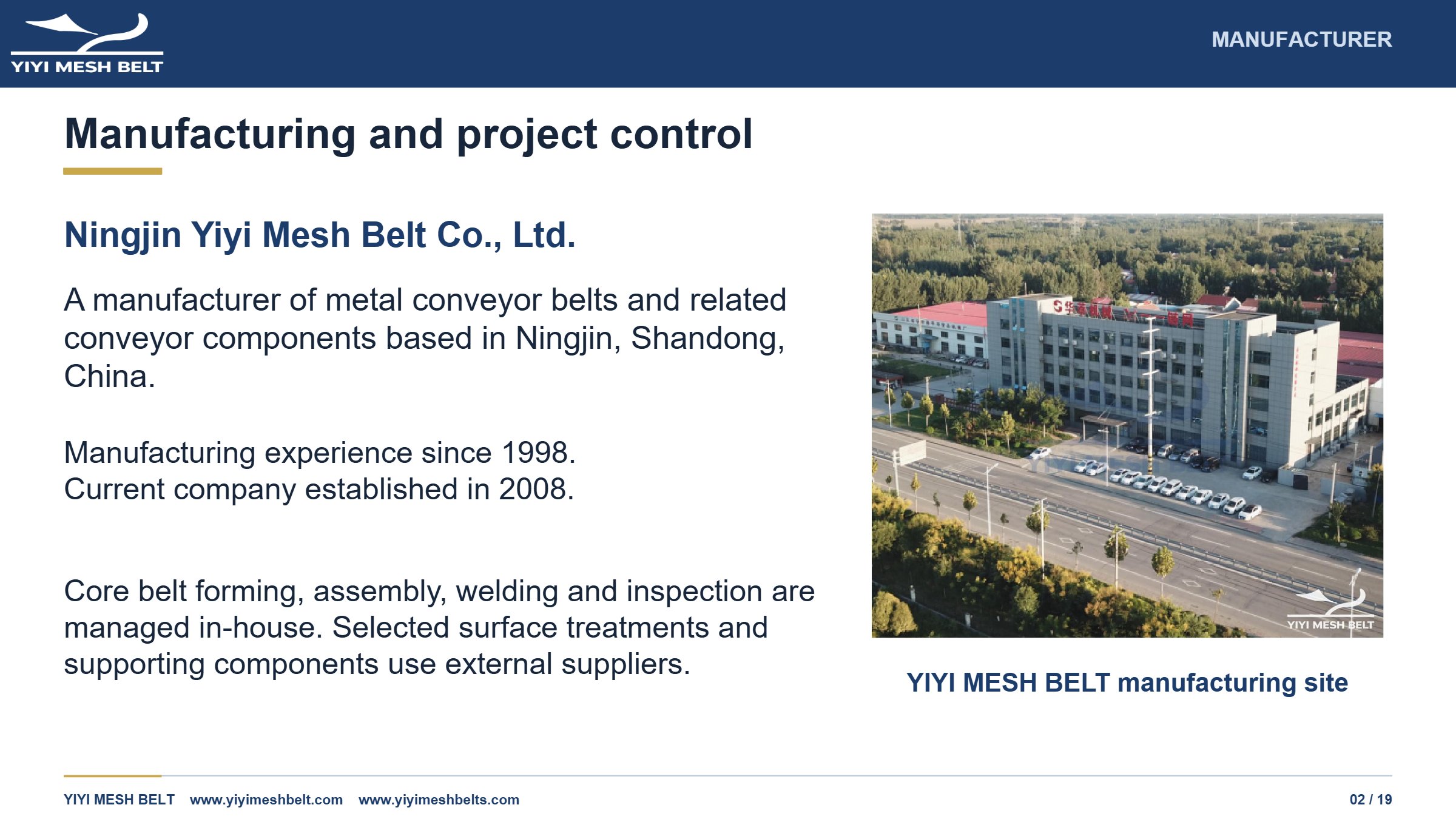 YIYI Mesh Belt Chain Plate / Plate Link Belt Production and Quality Control page 2