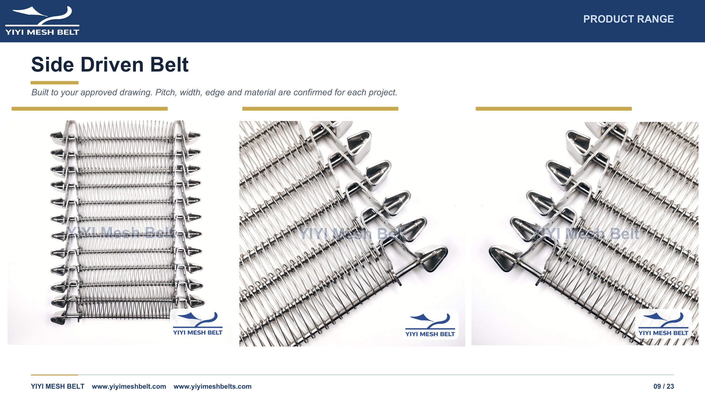YIYI Mesh Belt Company Introduction page 9